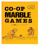 Family Pastimes Co-operative Games Book "Co-op Marble Games" Cover. 50 Marble Games of the recent and historical past, Co-operatively.