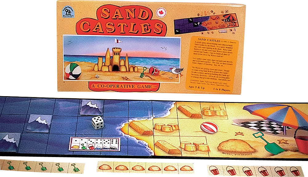 Sand Castle Board Game with All Card Decks - Ultimate SLP