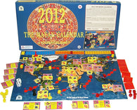 2012 The Mayan Calendar Game Board, Box and Pieces Displayed as in Play