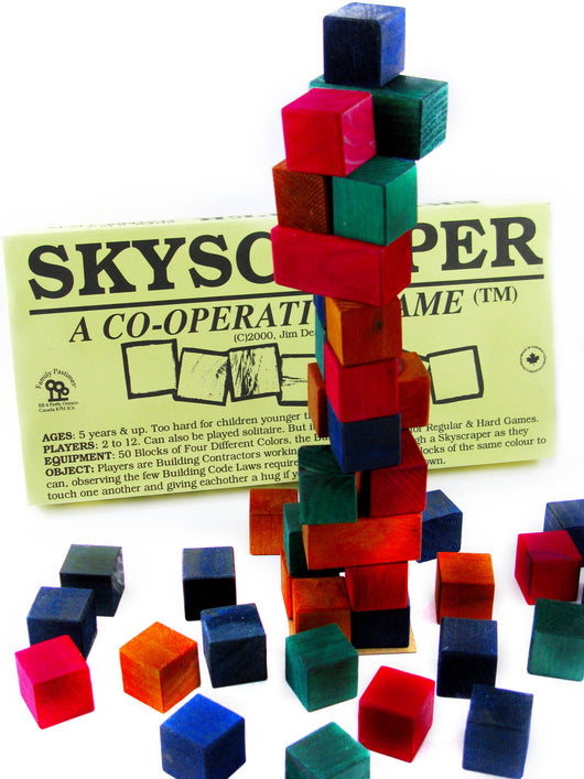 SkyScrper Blocks Mid-Game, by Family Pastimes Co-operative Games™