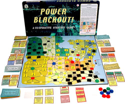 Power Blackout! Game with Board, Box and Pieces Displayed