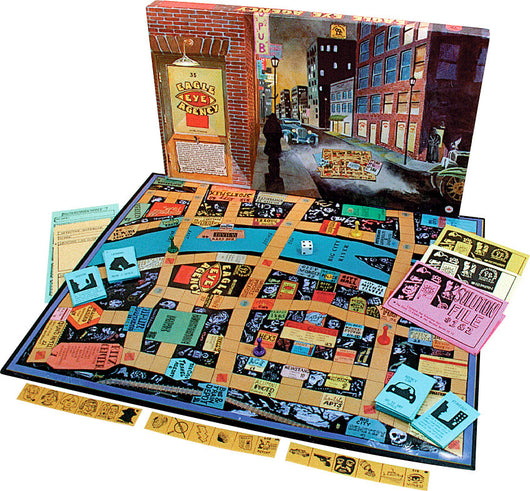 Eagle Eye Agency Game Box, Board and Pieces Displayed as in Play