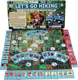 Let's Go Hiking  Game Box, Board and Pieces Displayed as in Play