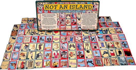 Not An Island Game CBox and Cards Displayed Together