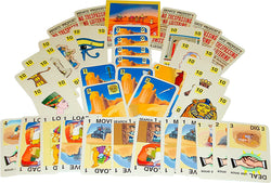 Sahara Search Game Box, Cards arranged for Display